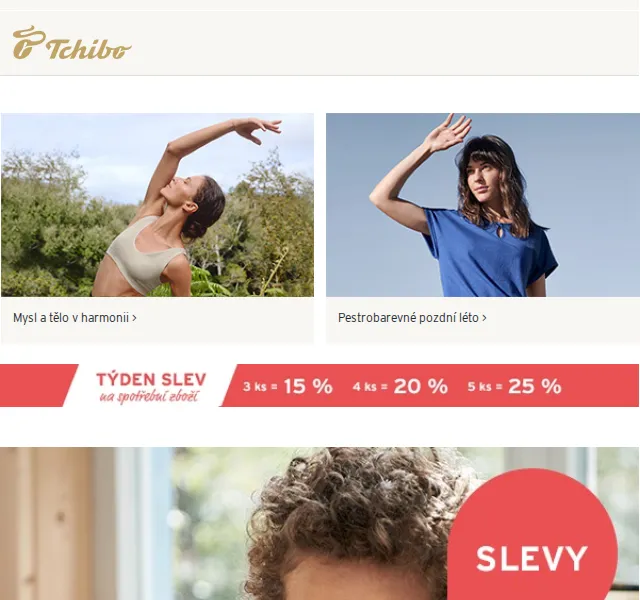 Tchibo: Dětské oblečení – sleva až 25 % – duben 2026