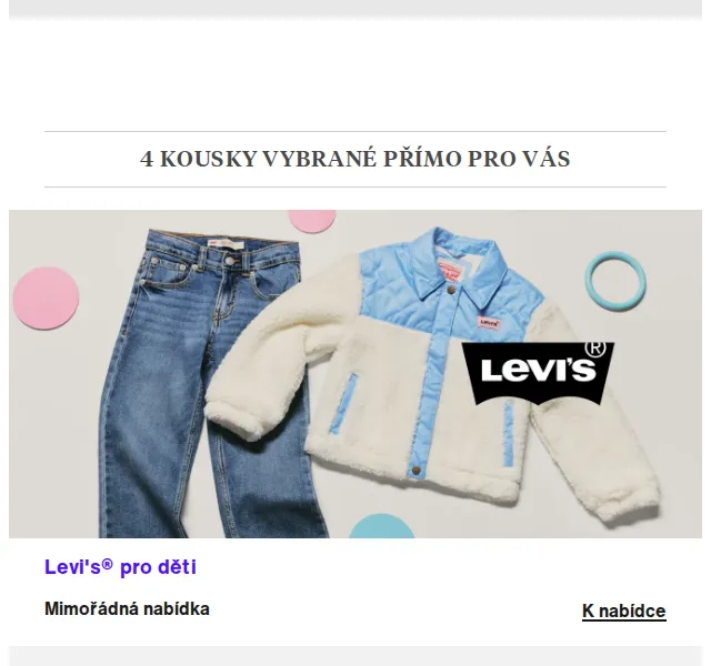 Lounge by Zalando: Levi's, Vans, Vivobarefoot až -75 % – duben 2026