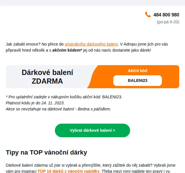 Adrop: Dárkové balení ZDARMA a slevy až 25 % na zážitky – červen 2026 | Nuslet.cz