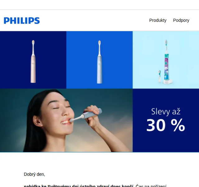 Philips: slevy až 30 % na Sonicare – březen 2026 | Nuslet.cz