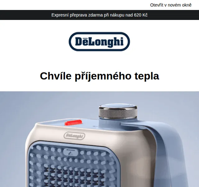 De'Longhi: Sleva 15 % na vybrané dárky – květen 2026 | Nuslet.cz