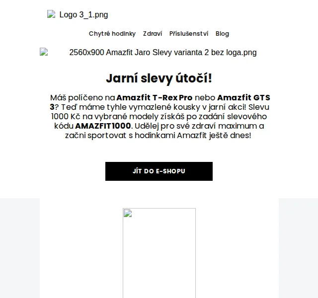 Amazfit.cz: Jarní sleva až 1000 Kč na hodinky – červen 2026 | Nuslet.cz