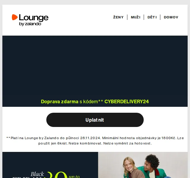 Lounge by Zalando: Black Friday slevy až 82 % – červenec 2026 | Nuslet.cz