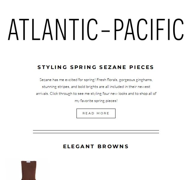 ATLANTIC-PACIFIC: Styling Sezane novinky – červen 2026 | Nuslet.cz