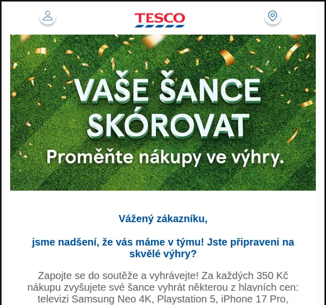 Tesco: Stírací karty k nákupům – Květen 2026 | Nuslet.cz