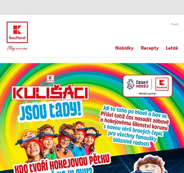 Kaufland: Kulišáci na hlavu – červen 2026 | Nuslet.cz