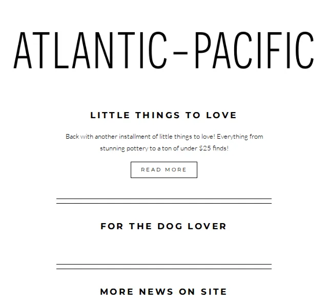 ATLANTIC-PACIFIC: Little Things to Love – červenec 2026 | Nuslet.cz