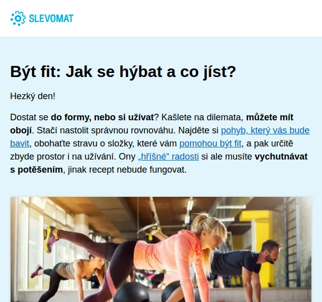 Slevomat: Cvičení a proteiny s 55% slevou – červen 2026 | Nuslet.cz