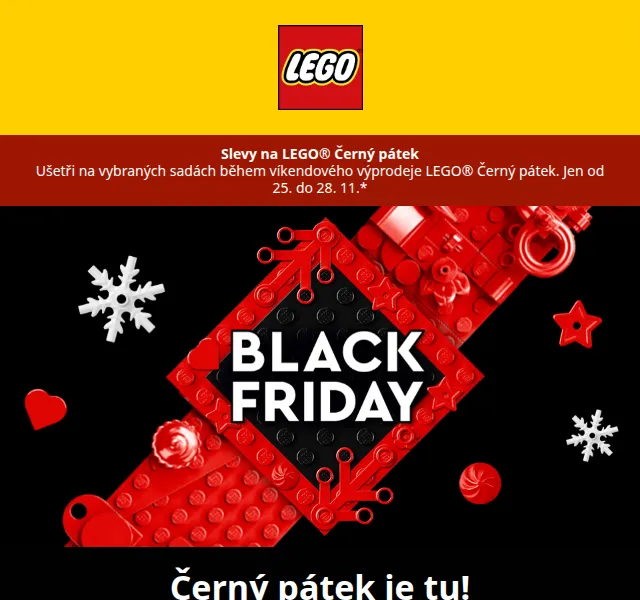 LEGO®: Slevy až 30 % na Black Friday – listopad 2022 | Nuslet.cz