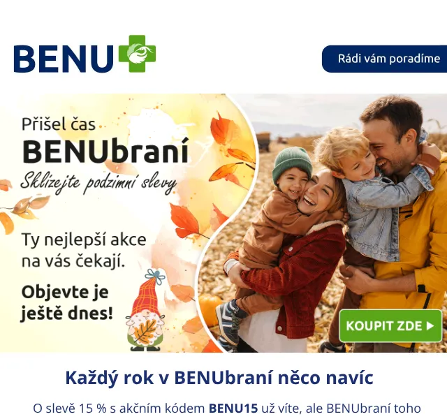 BENU E-shop: Bioderma, Eucerin sleva až 33 % – září 2026