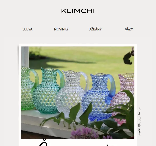 KLIMCHI: Slevy na hobnail džbány a vázy – červen 2026 | Nuslet.cz