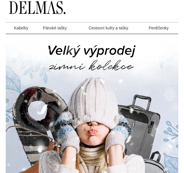 Delmas: Zimní výprodej se slevami až -40 % – červen 2026 | Nuslet.cz