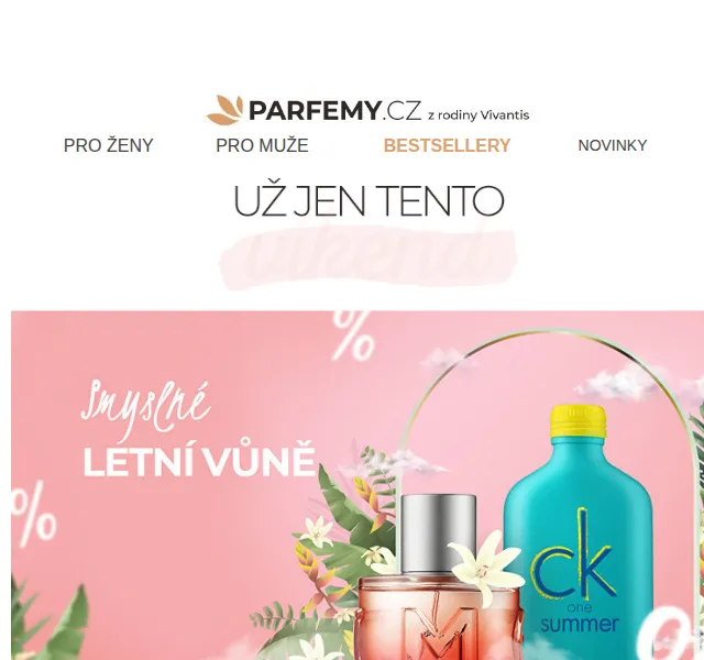 Parfemy.cz: letní vůně se slevou – červen 2026 | Nuslet.cz