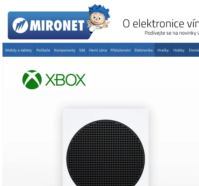 Mironet: Xbox Series S – hodně muziky za málo peněz | červen 2026 | Nuslet.cz