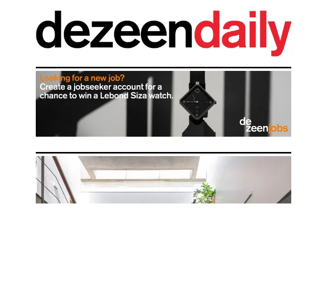 Dezeen Daily: novinky z architektury a designu – červenec 2026 | Nuslet.cz