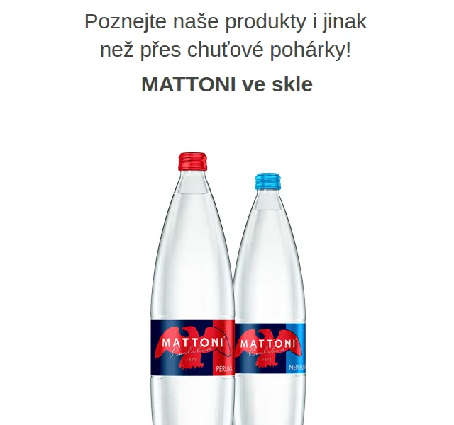 Váš HRUŠKA tým: Mattoni ve skle 19,90 Kč – červenec 2026 | Nuslet.cz