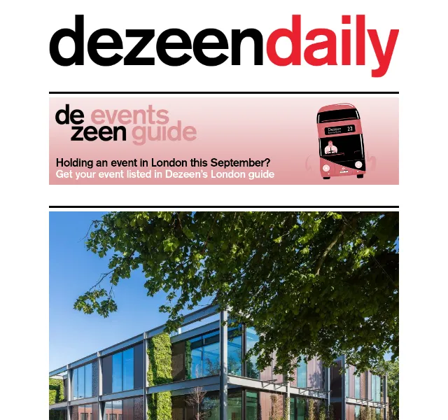 Dezeen Daily: architektura a design – červen 2026 | Nuslet.cz