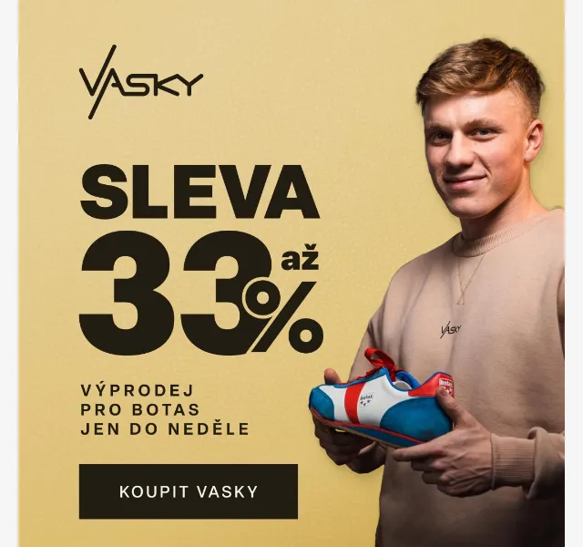 Vasky: Výprodej Botas se slevou až 33 % – červenec 2026 | Nuslet.cz
