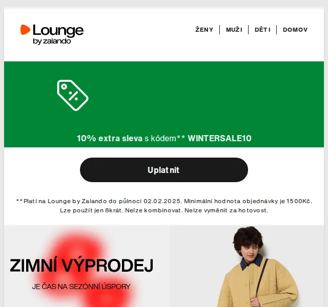 Lounge by Zalando: Zimní výprodej až 75% + extra 10% – červenec 2026 | Nuslet.cz