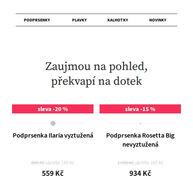 Astratex.cz: Slevy na podprsenky až 40 % a kalhotky −20 % – červen 2026 | Nuslet.cz