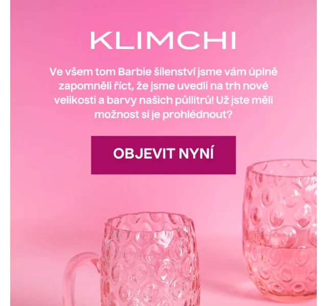 KLIMCHI: Růžové půllitry Rosaline – červen 2026 | Nuslet.cz