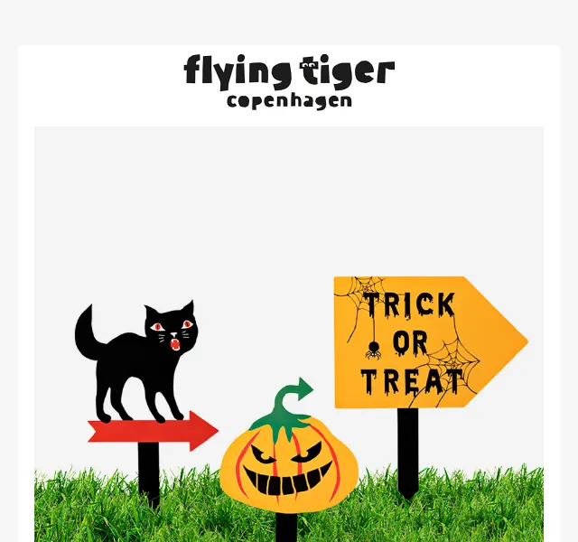 Flying Tiger Copenhagen: Halloween dekorace – červen 2026 | Nuslet.cz
