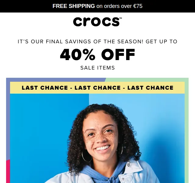 Crocs: sleva až 40 % na vybrané modely – červen 2026 | Nuslet.cz