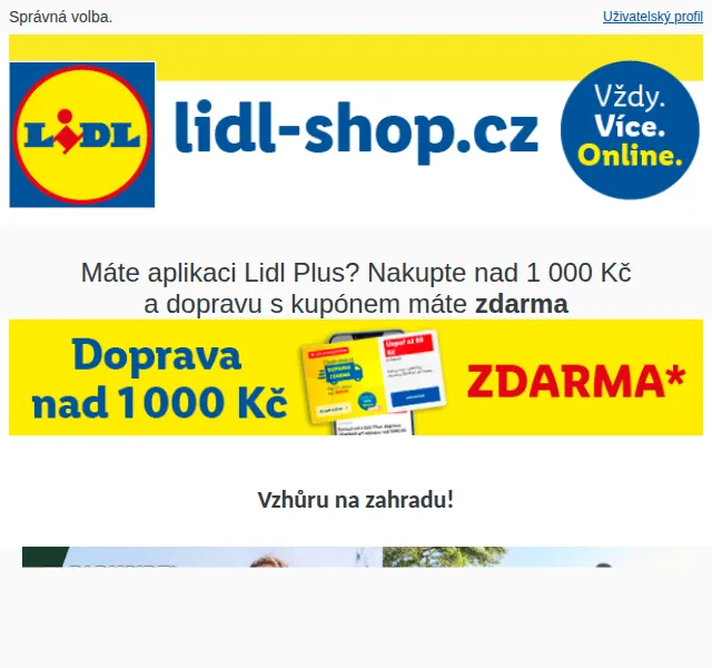 Lidl: Slevy na zahradní techniku a bydlení – červenec 2026 | Nuslet.cz