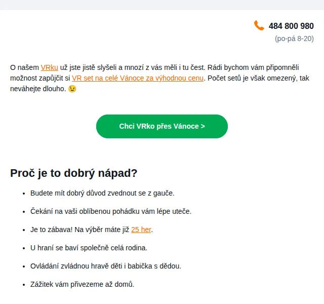 Adrop.cz: Zapůjčení VR setu na Vánoce – červen 2026 | Nuslet.cz