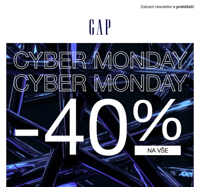 GAPstore.cz: -40 % na vše – červen 2026 | Nuslet.cz