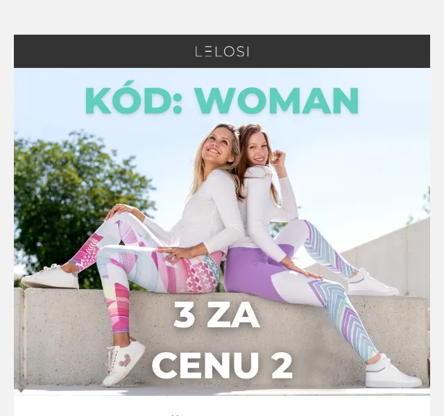 LELOSI: 3+1 zdarma s kódem WOMAN – březen 2026 | Nuslet.cz