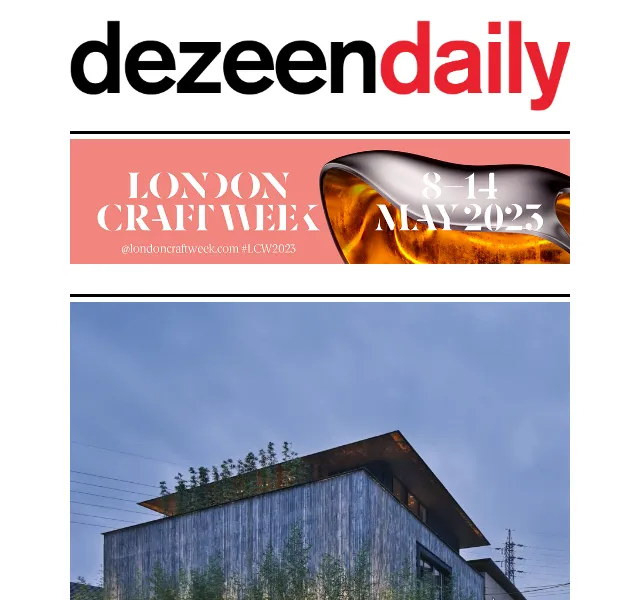 Dezeen Daily: Novinky z architektury a designu – červen 2026 | Nuslet.cz