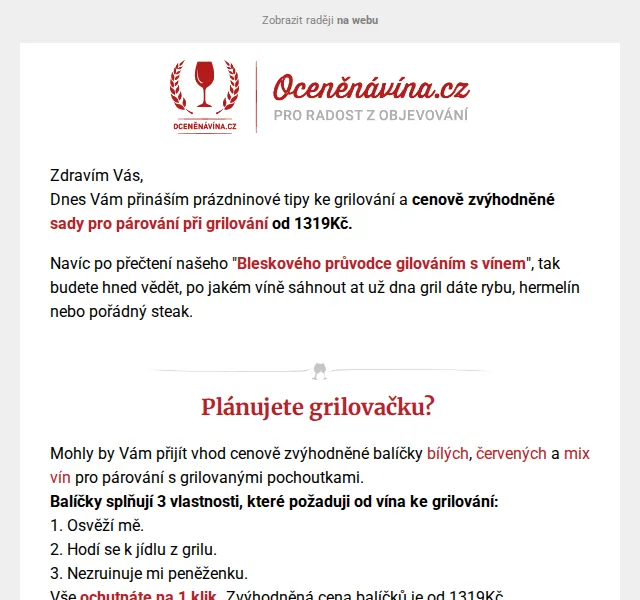 Vláďa z Oceněnávína.cz: grilovací sety vín od 1319 Kč – červen 2026 | Nuslet.cz