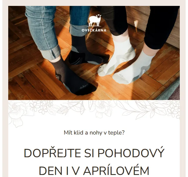 Ovečkárna: Ponožky od 89 Kč – červen 2026 | Nuslet.cz