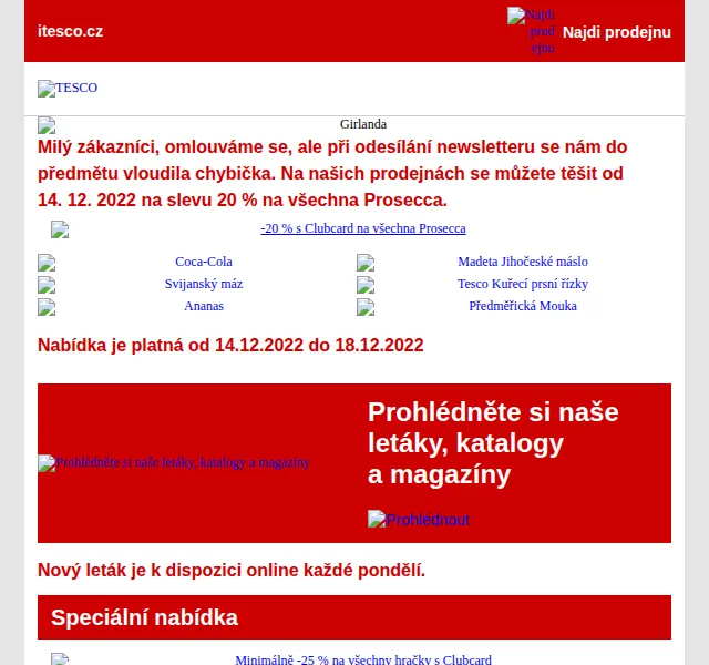 Tesco: sleva 20 % na Prosecco – prosinec 2022 | Nuslet.cz
