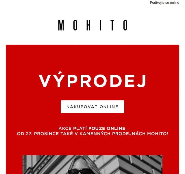 MOHITO: ZAHÁJENÍ ZIMNÍHO VÝPRODEJE – červen 2026 | Nuslet.cz