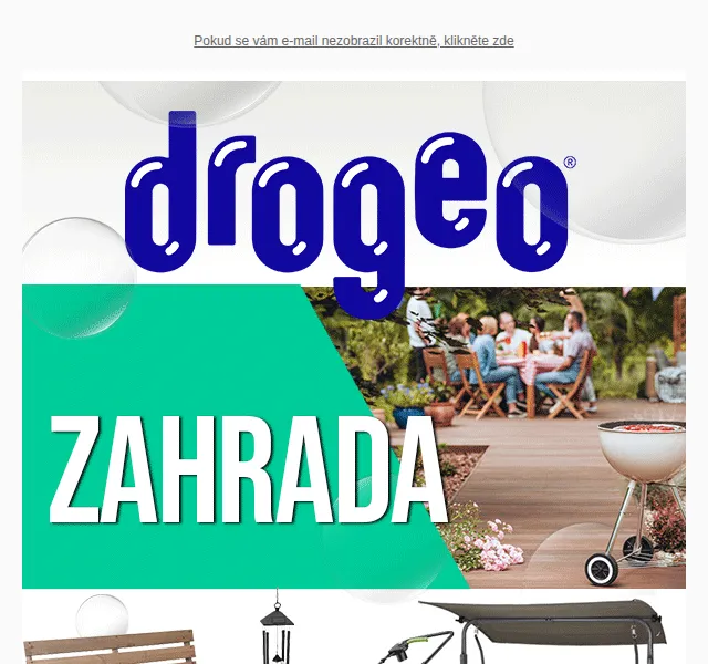 Drogeo: Vše pro dům a zahradu – úklid, grilování, bazén – červen 2026 | Nuslet.cz