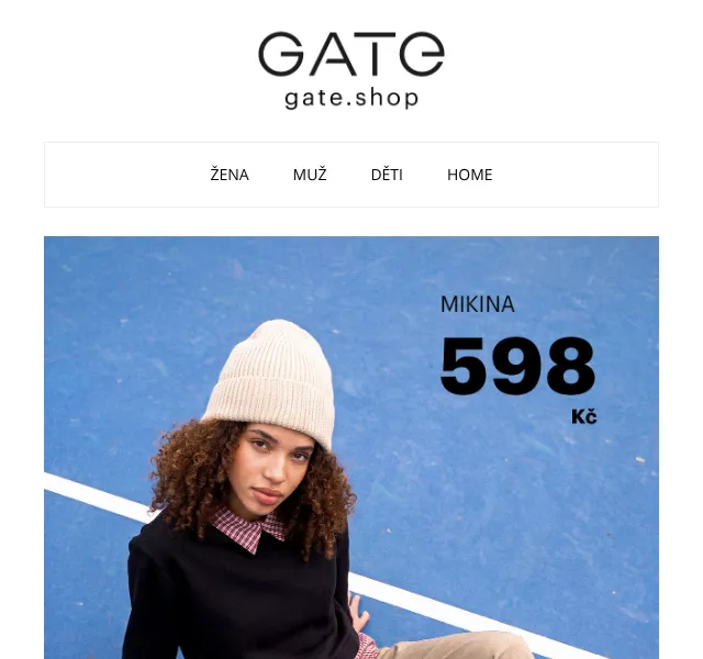 Gate.shop: Varsity styl – srpen 2026 | Nuslet.cz
