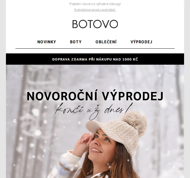 Botovo.cz: Nezmeškejte 40% slevy na výprodej – červen 2026 | Nuslet.cz