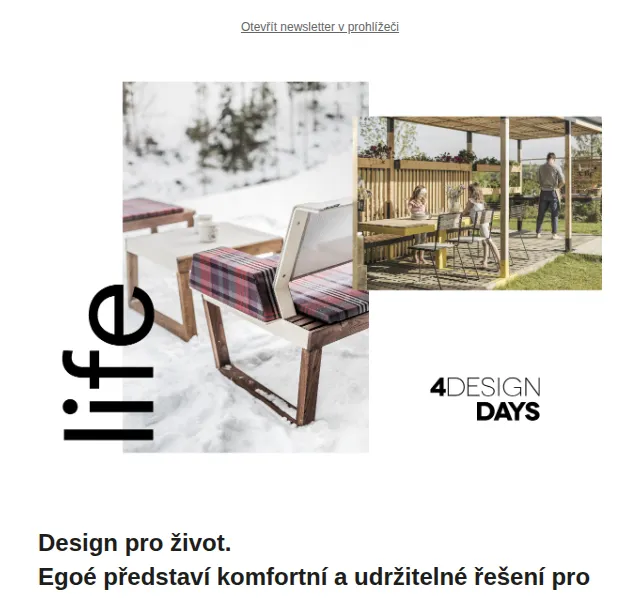 Egoé: Designový nábytek Leva – červenec 2026 | Nuslet.cz