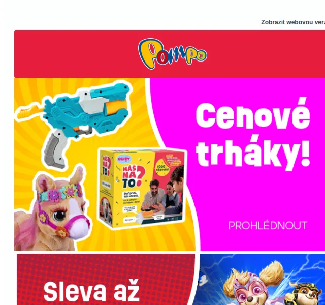 Pompo E-shop: Slevy až 57 % – červen 2026 | Nuslet.cz