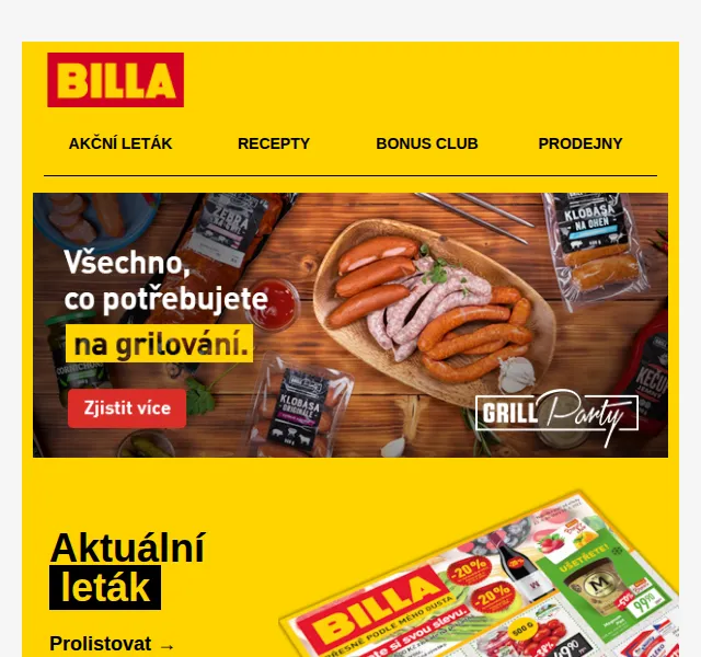 Billa: Persil 48% sleva a Borůvky 34,90 Kč – červen 2026 | Nuslet.cz