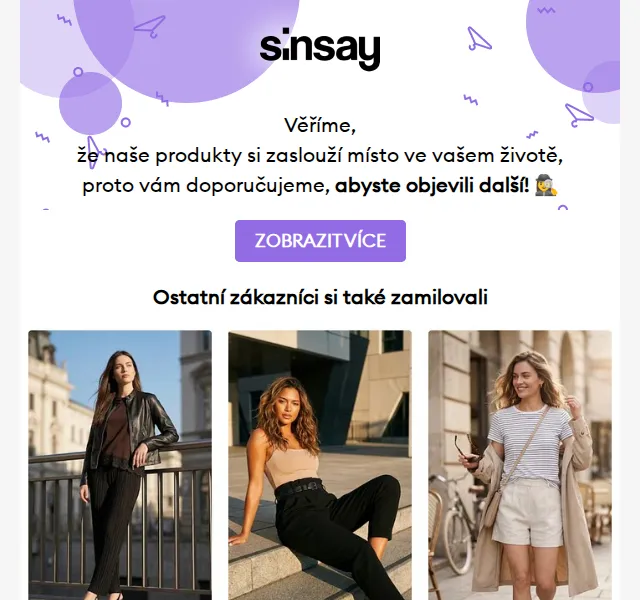 Sinsay: Výprodej až –50 % na módu – červen 2026 | Nuslet.cz