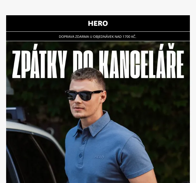 HERO: sleva 17 % + slevový kód OFFICE – srpen 2026