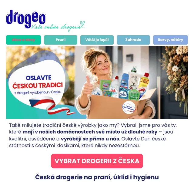 Drogeo: Česká drogerie SAVO, Linteo, RYOR – září 2026