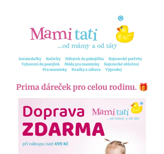 Mamitati.cz: Tulimi sleva a doprava ZDARMA – červen 2026 | Nuslet.cz