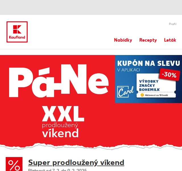 Kaufland: Česnek a vepřové maso v akci – únor 2025 | Nuslet.cz