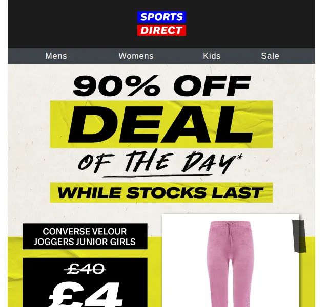 Sportsdirect: Dětské Converse joggers od 4 £ – červen 2026 | Nuslet.cz