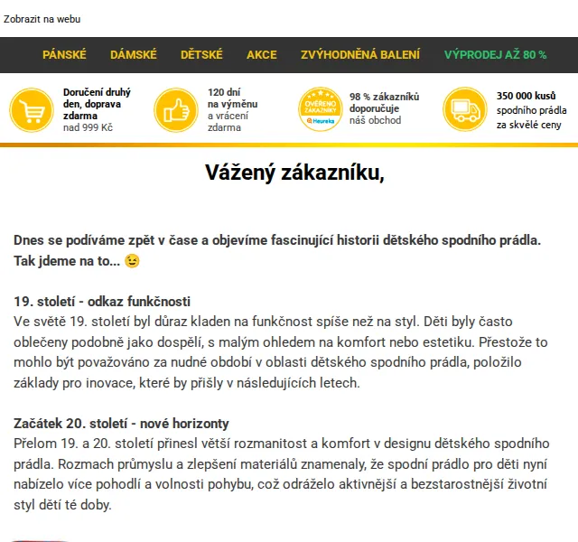 Lukáš z Trenýrkárna.cz: Dětské prádlo se slevou – červen 2026 | Nuslet.cz