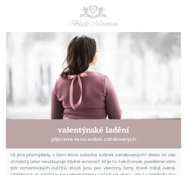 Black Mountain: Valentýnské outfitové inspirace – červenec 2026 | Nuslet.cz